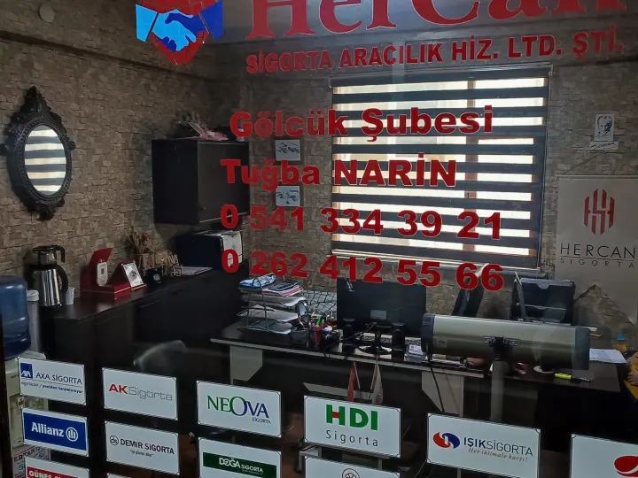 Hercan Sigorta Gölcük Subesi Tuğba Narin