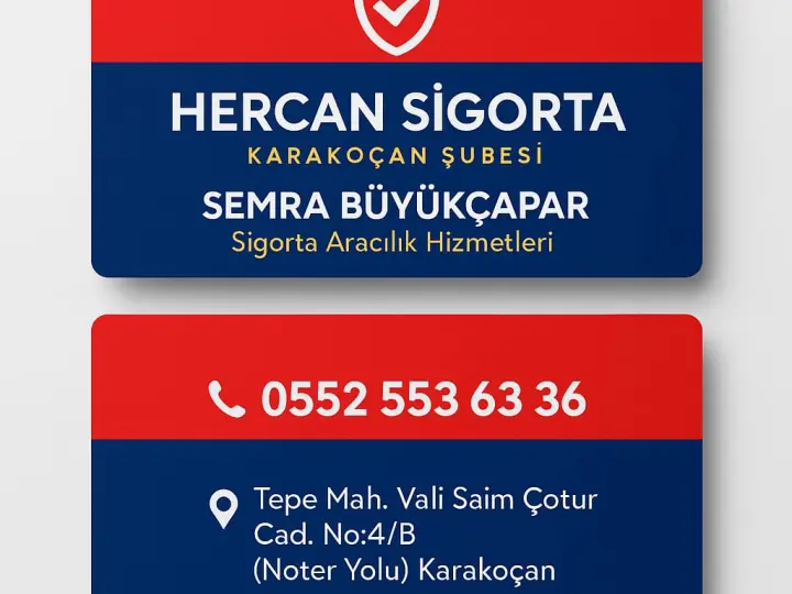 HERCAN SİGORTA KARAKOÇAN ŞUBESİ