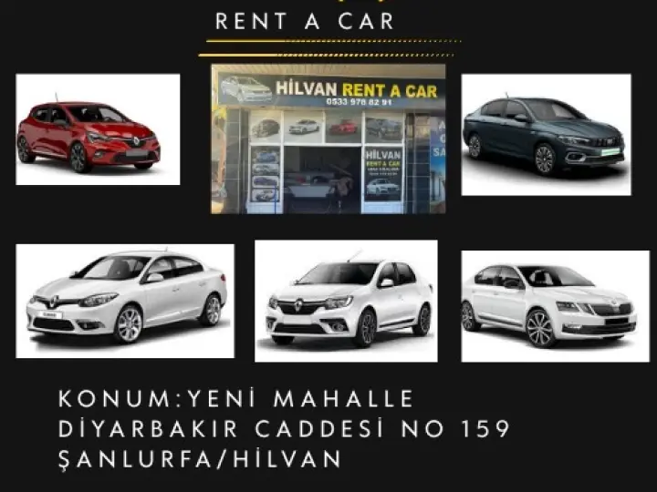 Hilvan Rant a Car Oto kiralama