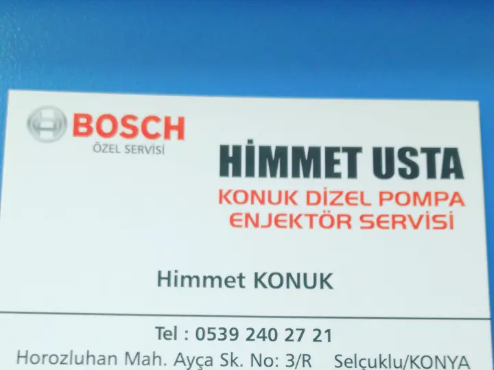 HİMMET USTA KONUK POMPA ENJEKTÖR