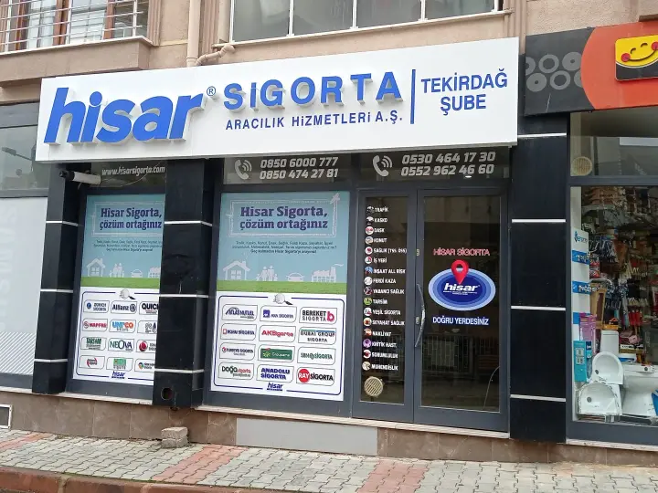 Hisar Sigorta Tekirdağ Şube
