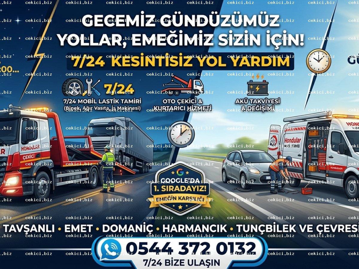 HONDULAR OTO LASTİK | TAVŞANLI LASTİK YOL YARDIM