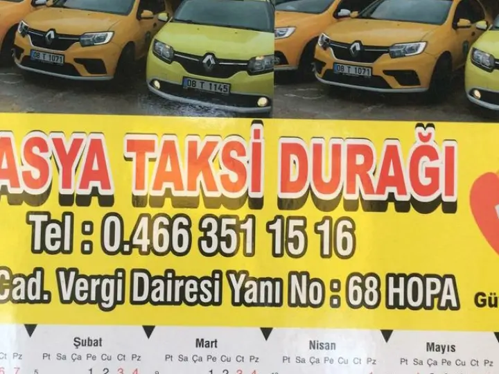 Hopa Havaş Akasya Taksi