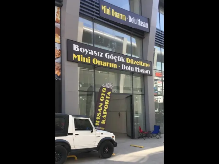 İhsan Oto Kaporta boyasiz göçük düzeltme