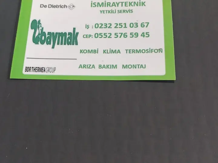 ismiray teknik baymak yetkili servis