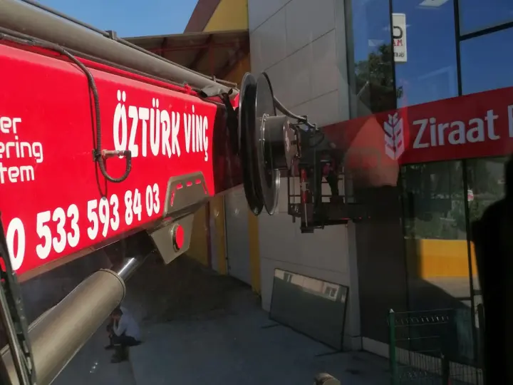 İZMİR - bornova sepetli vinç kiralama