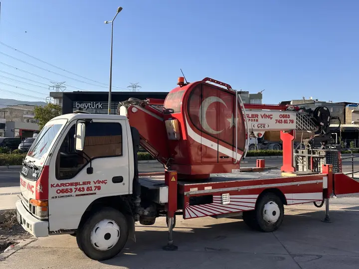 İzmir kiralık platform & KARDEŞLER VİNÇ