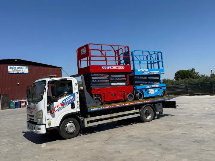 İZMİR MANLİFT - Kiralık Manlift Platform - Makaslı eklemli Platformlar