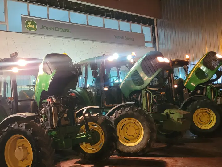 John deere özel servisi alkan traktor