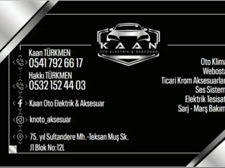 Kaan oto Elektrik-Aksesuar