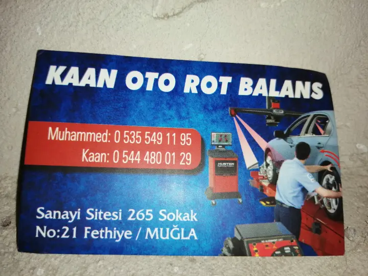 Kaan oto rot balans lastik tamiri (Fethiye Oto Lastik ve Lastikçi, Yol Yardım Hizmetleri)