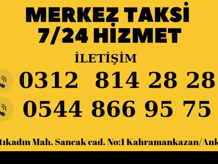 Kahramankazan Merkez Kazan Taksi