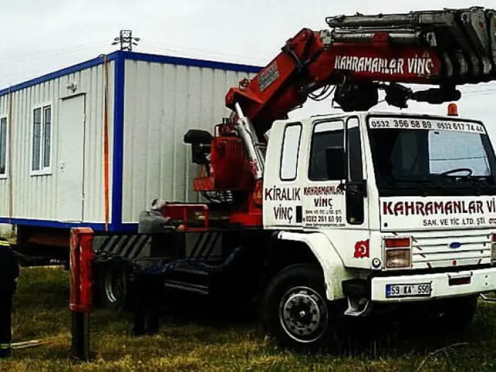 Kahramanlar Tekirdağ Vinç Kiralama - Sepetli Vinç Hizmetleri