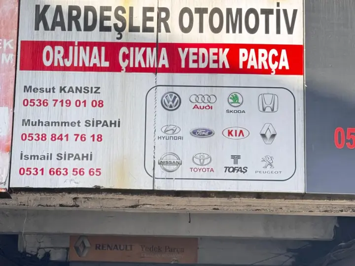 Kardeşler Oto Çıkma Yedek Parça - Oto Elektrik