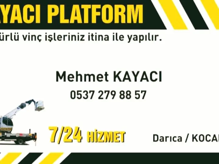 Kayacı Vinç ve Platform Kiralama