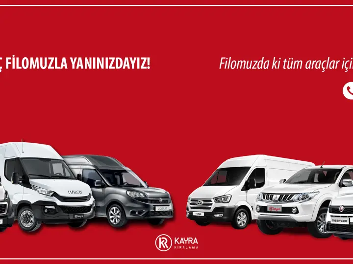Kayra Karavan Ticari Kamyonet Kiralama