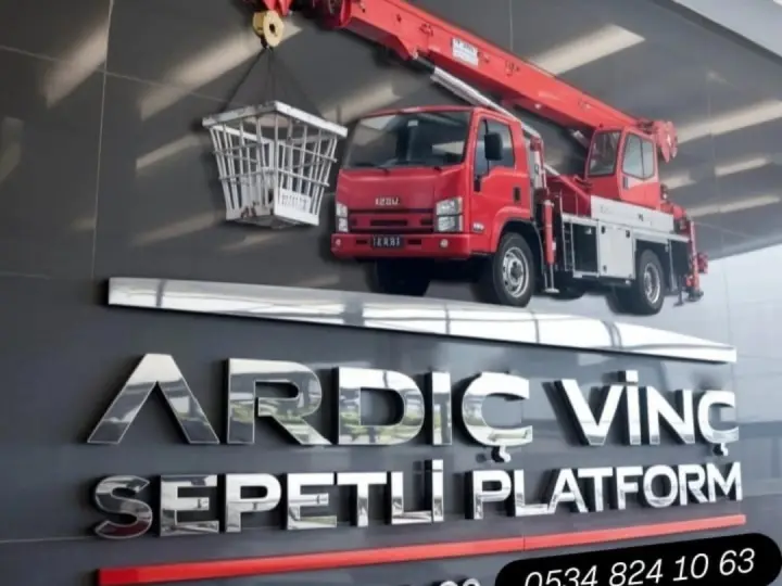 Kayseri Ardıç sepetli platform vinç hizmeti