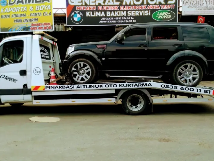 Kayseri Pınarbaşı Oto çekici Oto Kurtarma Yol Yardım Tamir ve Bakım Servisi