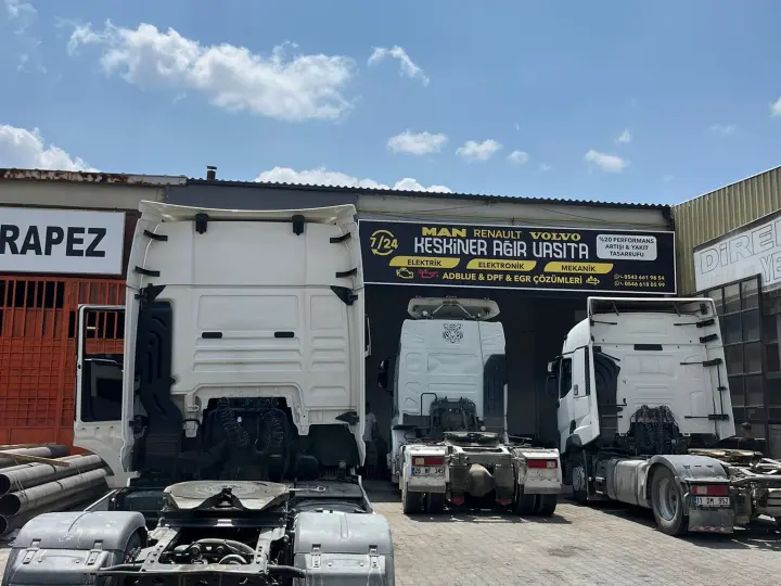 Keskiner Ağır Vasıta Servisi - Eskişehir Man & Renault & Volvo Ağır Vasita Servisi