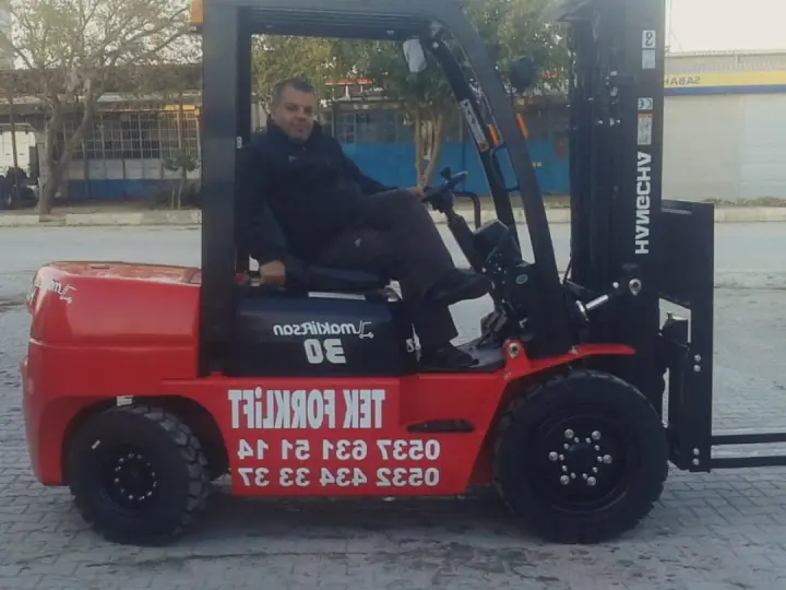 Kıralı forklift vinc