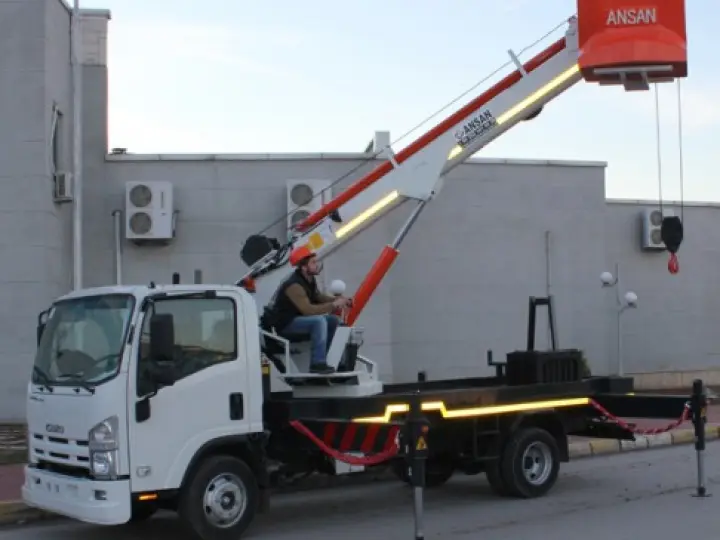 KİRALIK SEPETLİ VİNÇ-PLATFORM VE FORKLİFT