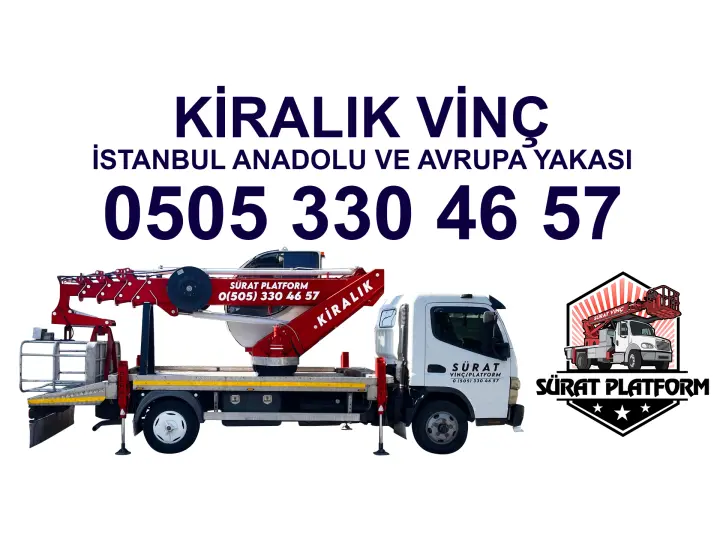 Kiralık Sepetli Vinç - Sürat Vinç Platform
