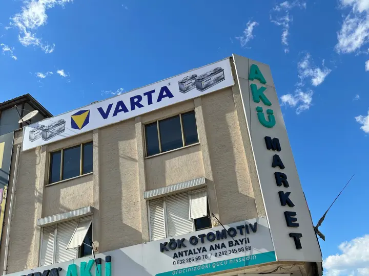 KÖK OTOMOTİV ESKİ SANAYİ ŞUBESİ MUTLU TAB AKÜ VARTA LİKYA BÜLBÜL AKÜ