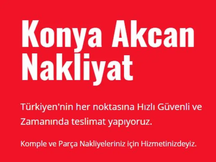Konya Akcan Nakliyat
