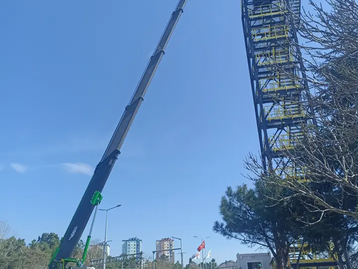 Körfez vinç sepetli 40 Metre 50 mt