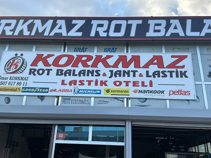Korkmaz Rot Balans Jant Lastik Değişim Servisi