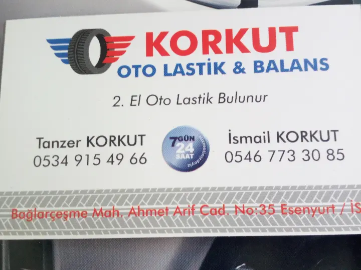 KORKUT OTO LASTİK TAMiRi