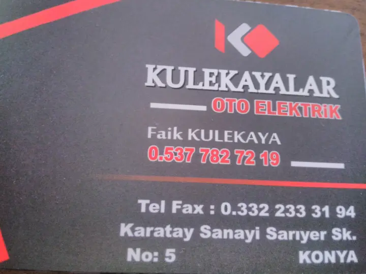 Kulekayalar oto elektrik