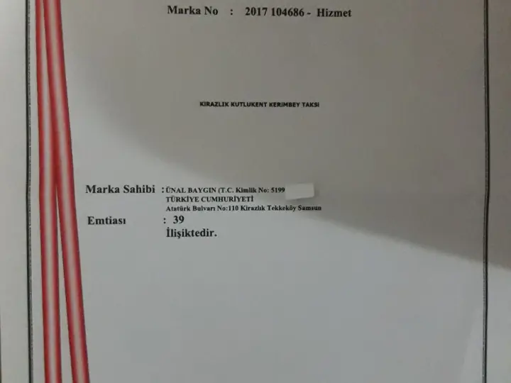Kutlukent kirazlık taksi