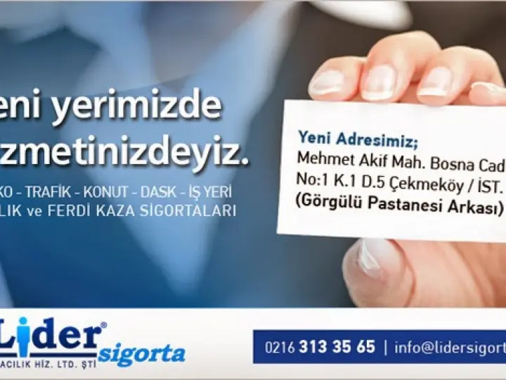 Lider Sigorta Aracılık Hizmetleri LTD.ŞTİ.