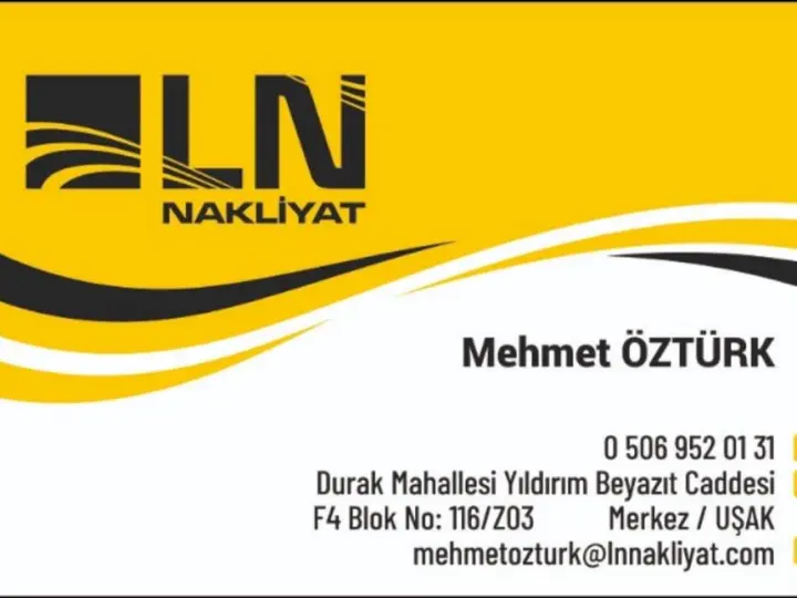 LN NAKLİYAT - MEHMET ÖZTÜRK