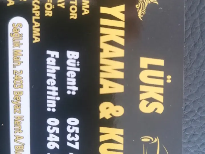 Lüks oto yıkama & kuaför