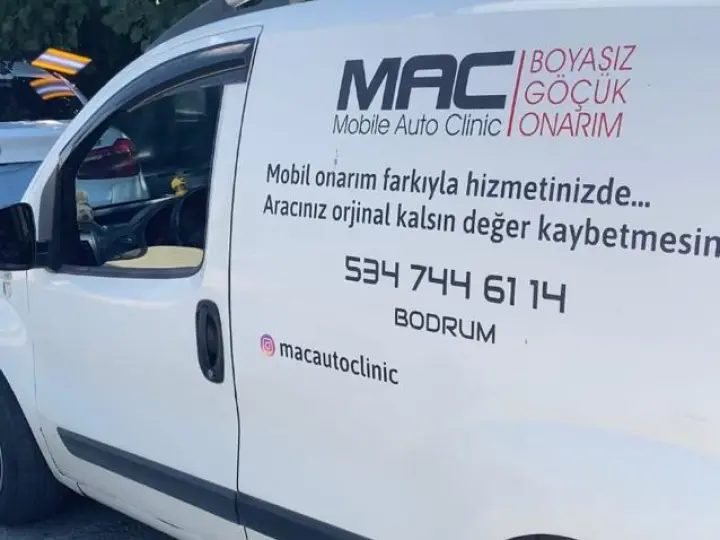 MAC Boyasız Göçük Onarım Bodrum - Kaporta Hasar Düzeltme - Dolu Göçük Onarım - PDR