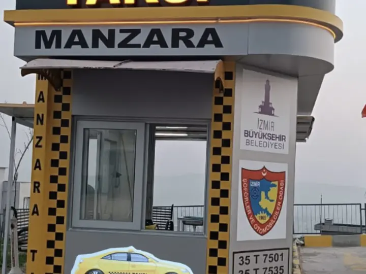 Manzara taksi durağı