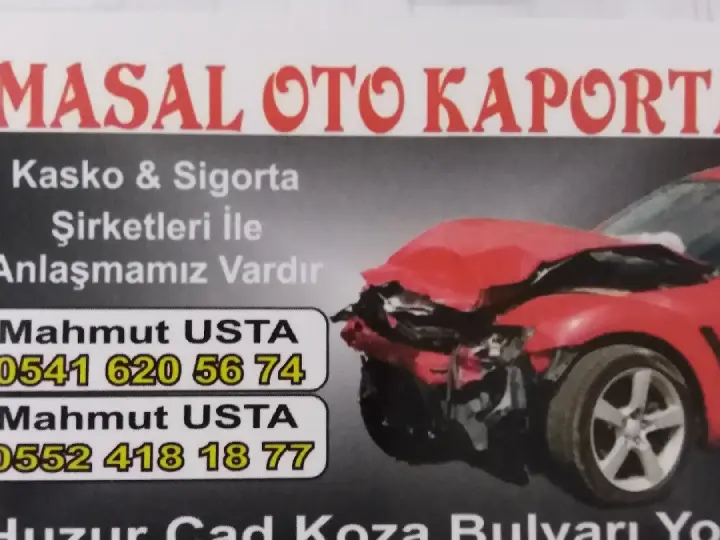 MASAL OTO KAPORTA BOYA ÖZEL SERVİS