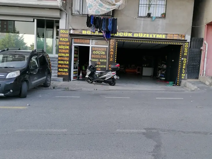 Mascar boyasız göçük düzeltme