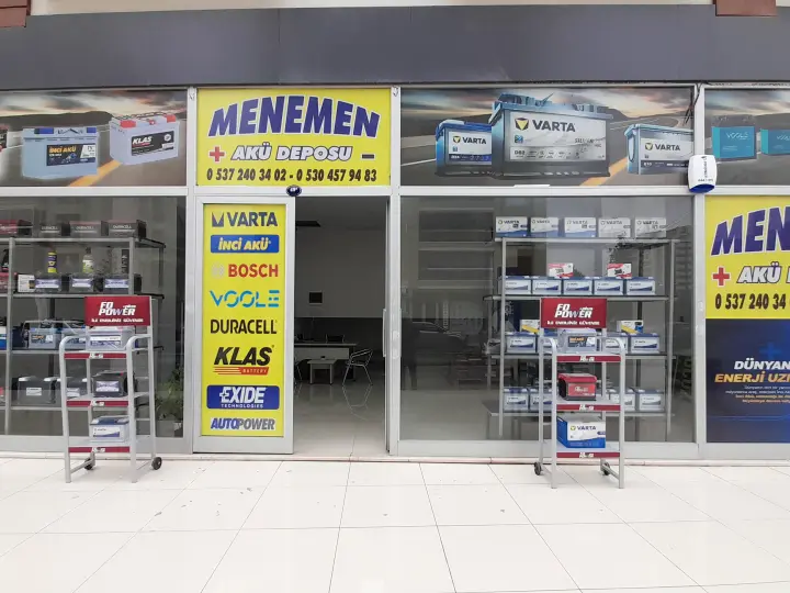 Menemen akü deposu