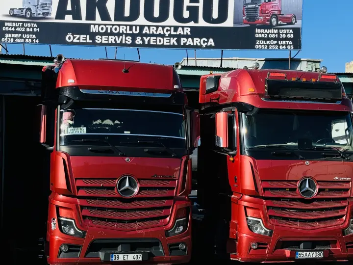 Mercedes Benz Scania ağır vasıta özel servis Mesut Usta