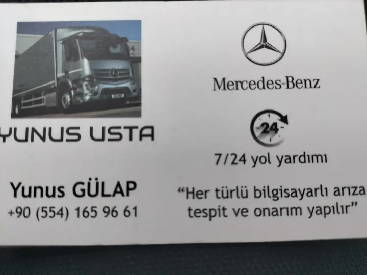 Mercedes Yol Yardım 7/24 (Yunus Usta)