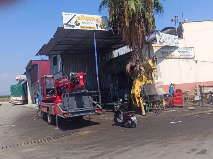 Mersin Vinç - Sepetli Hidrolik pres - Mersin dünya hidrolik