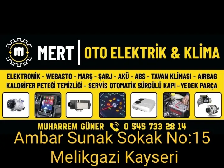 MERT OTO ELEKTRİK KLİMA