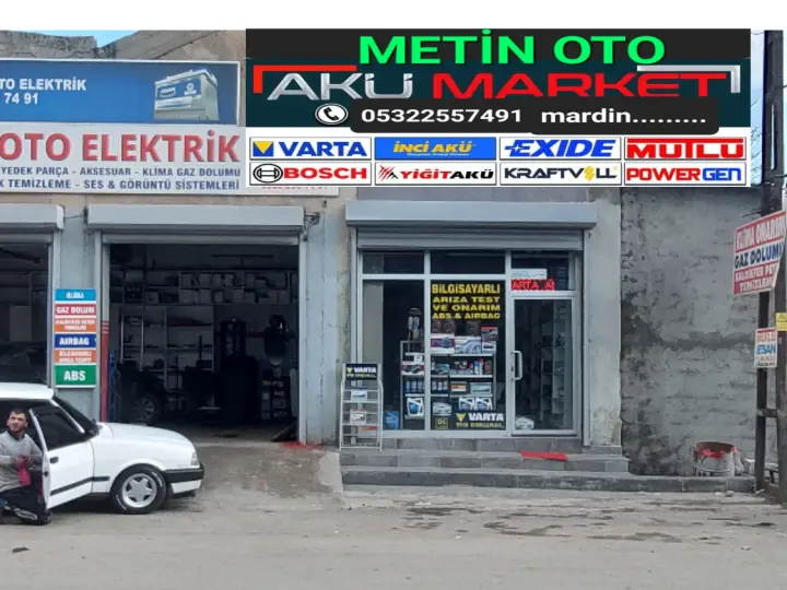 Metin oto Akü market
