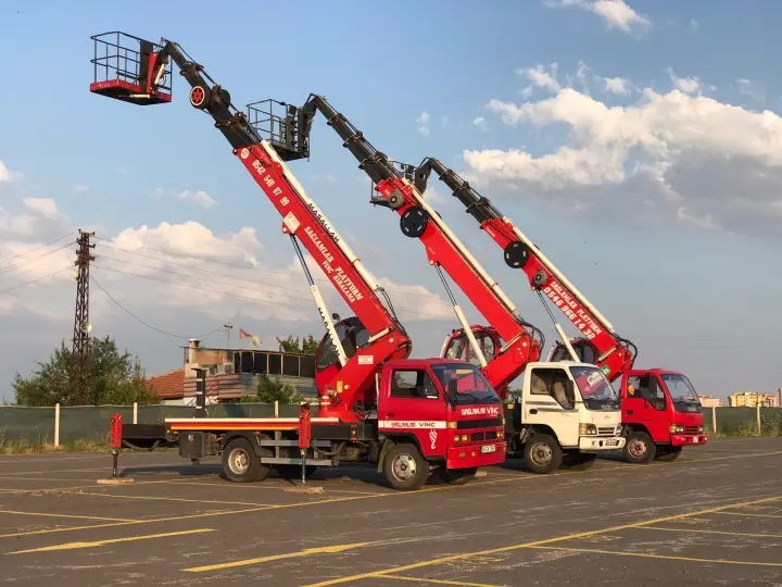 Miraç sepetli vinç kiralama