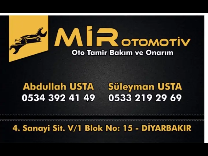 MİRZA OTOMOTİV DİYARBAKIR