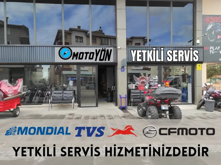 MOTOYÖN YETKİLİ SERVİSİ MONDİAL-CFMOTO-TVS-CSN-SFM-FALCON