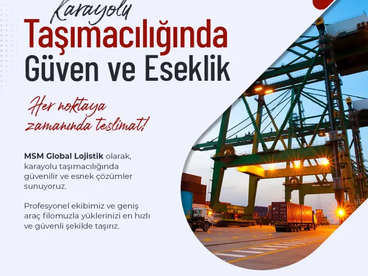MSM Global Lojistik | Havayolu Taşımacılığı, Karayolu Taşımacılığı, Denizyolu Taşımacılığı